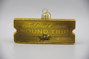 The Polar Express Golden Ticket Ornament