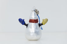 Load image into Gallery viewer, The Polar Express Snowman Hand Blown Ornament
