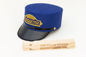 The Polar Express Conductor's Hat and Train Whistle